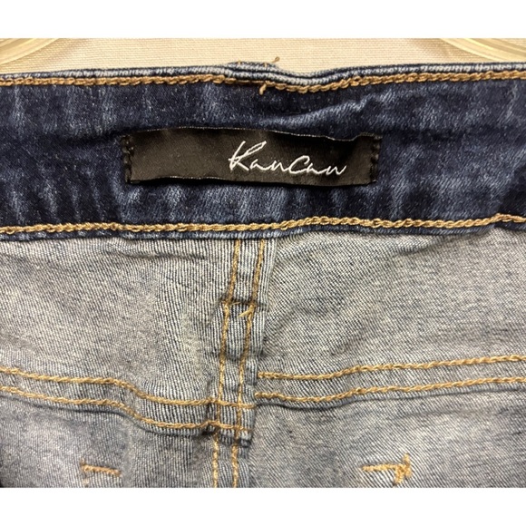 Kan Can women’s jeans 15 31 distressed frayed hem - Picture 6 of 6